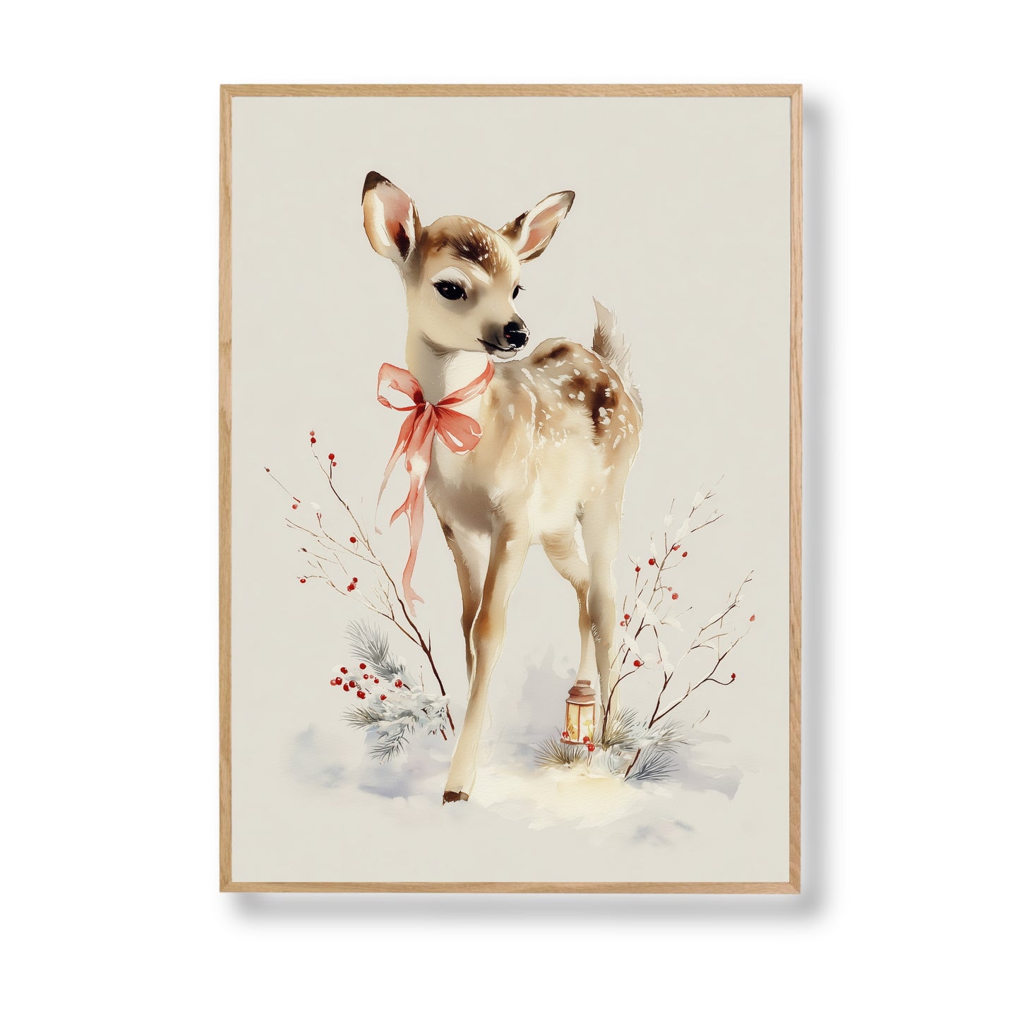 Affiche  - Dans la forêt de Noël - Atelier Les Jolies Choses