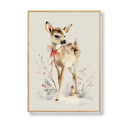 Affiche  - Dans la forêt de Noël - Atelier Les Jolies Choses