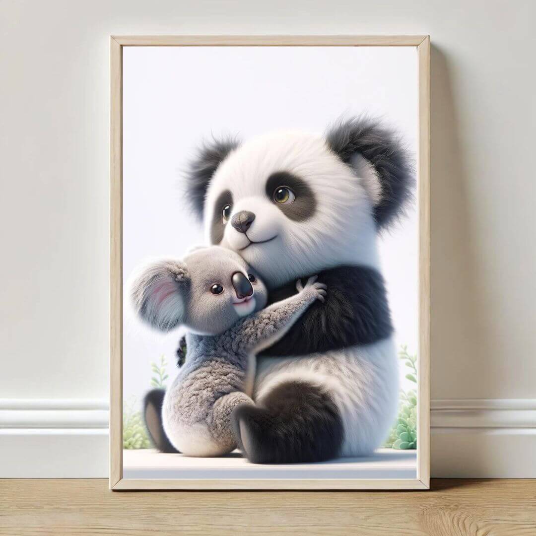 Affiche  Duo Koala & Panda - Atelier Les Jolies Choses  