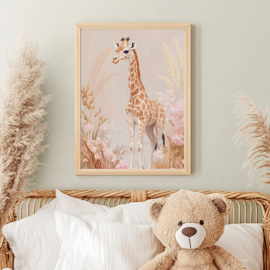 Affiche Girafe & Pampa - Atelier Les Jolies Choses  