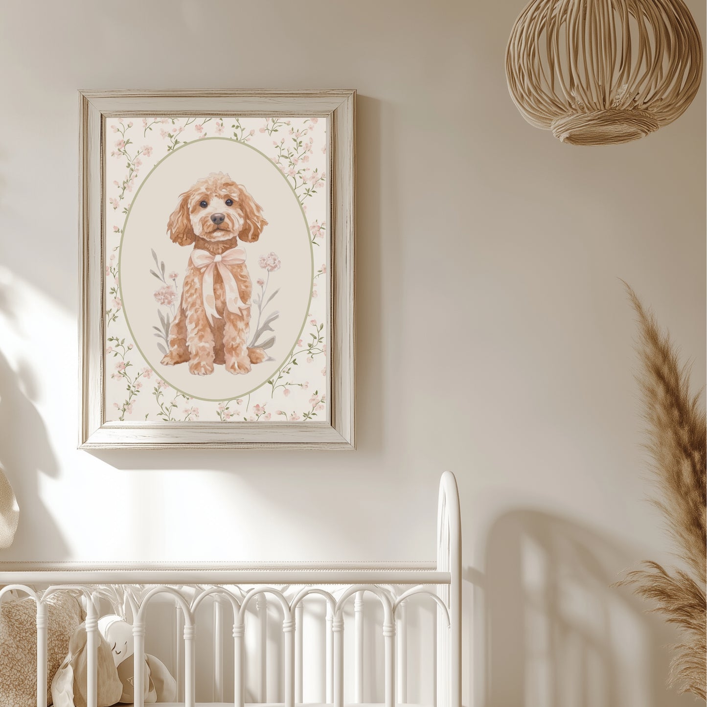 Affiche Joli Toutou & Petites Fleurs - Atelier Les Jolies Choses  