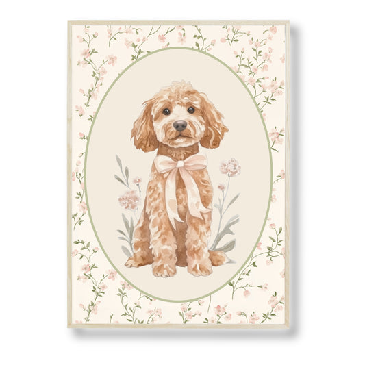 Affiche Joli Toutou & Petites Fleurs - Atelier Les Jolies Choses  