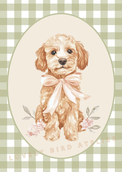 Affiche Joli Toutou & Vichy - Atelier Les Jolies Choses  