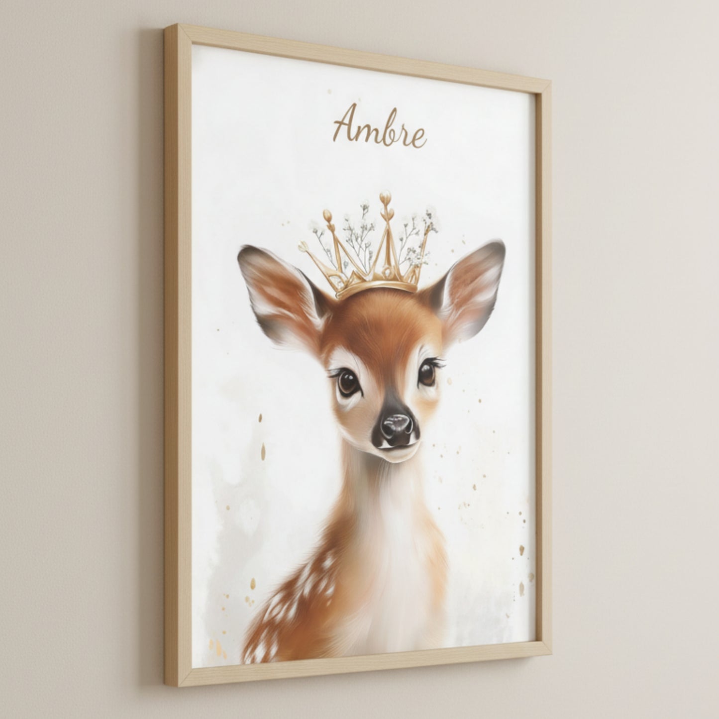 Affiche Jolie Biche & Couronne - Atelier Les Jolies Choses  