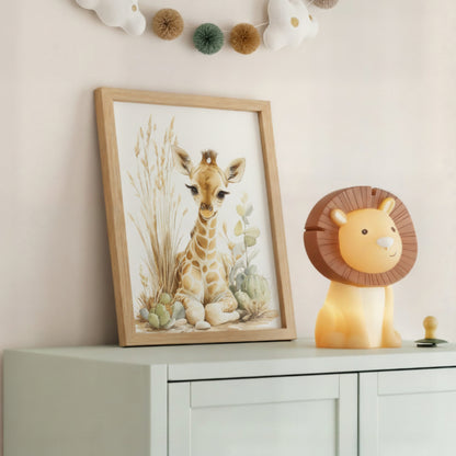 Affiche Jolie Girafe & Cactus - Atelier Les Jolies Choses