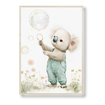 Affiche  Koala & Bulles - Atelier Les Jolies Choses  