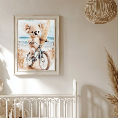 Affiche  Koala & Surf - Atelier Les Jolies Choses  
