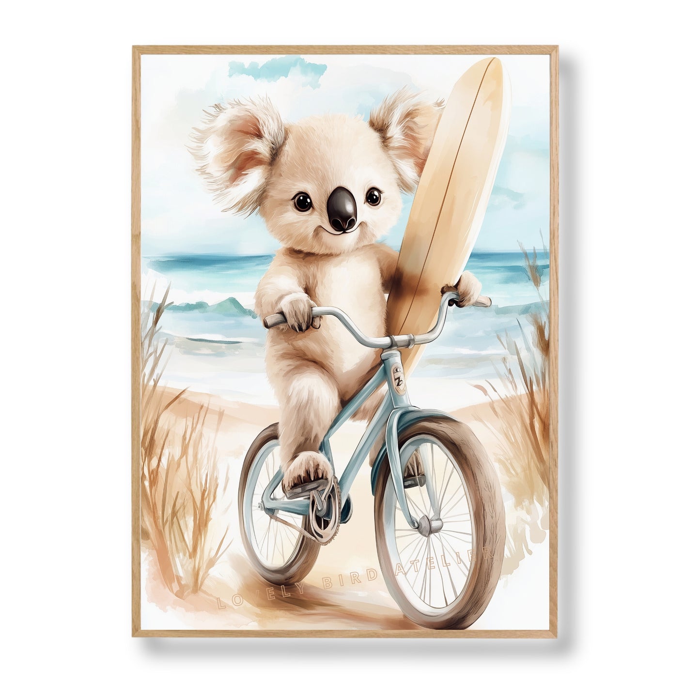 Affiche  Koala & Surf - Atelier Les Jolies Choses  