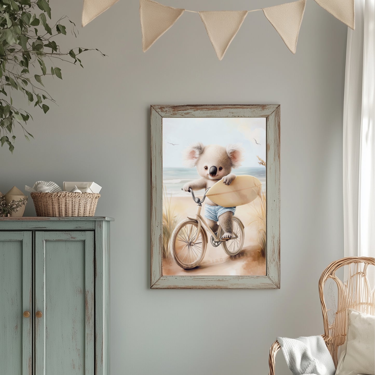 Affiche  Koala Surfeur - Atelier Les Jolies Choses  
