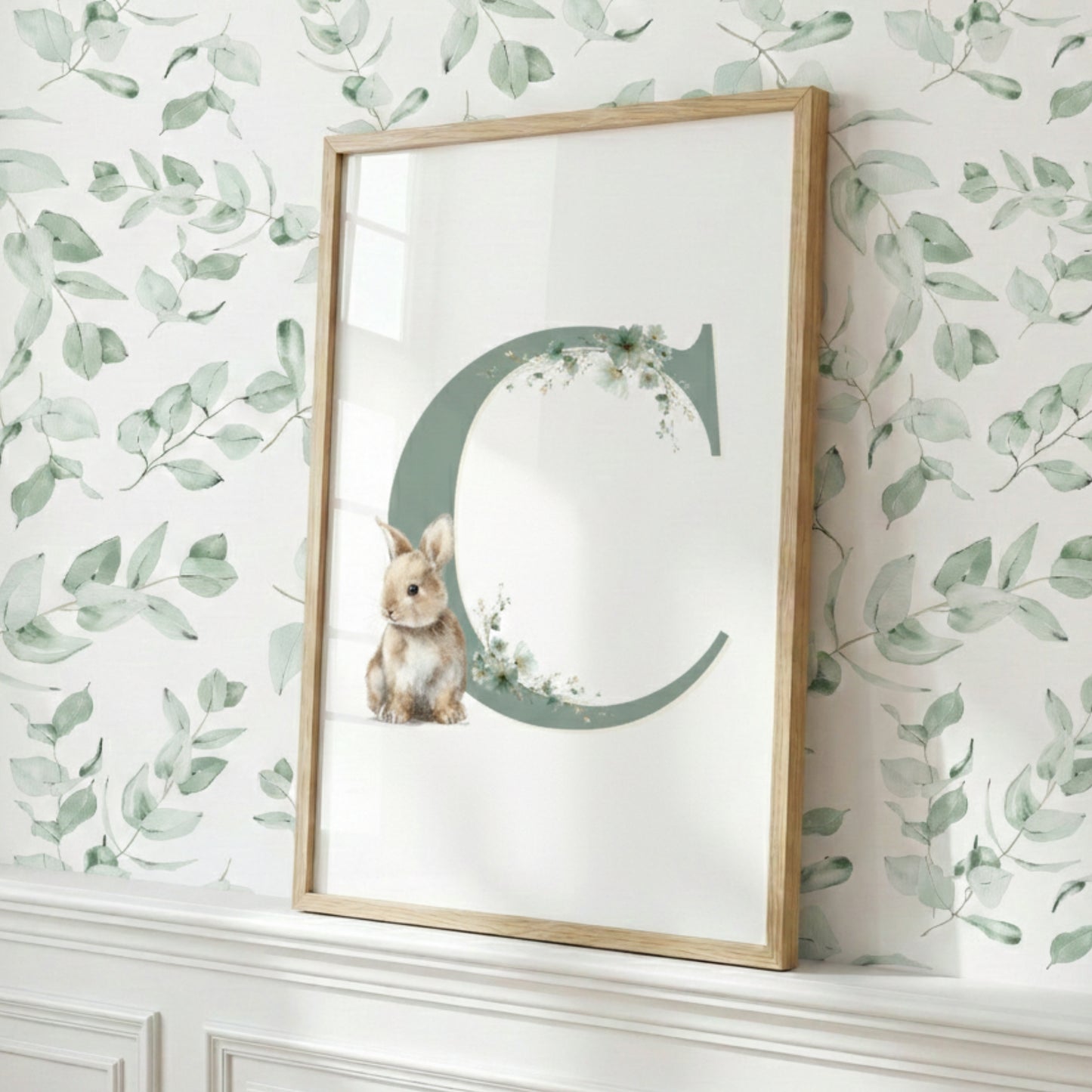 Affiche Lapin - Lettre C