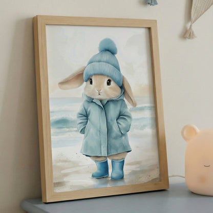 Affiche Lapin & Océan - Atelier Les Jolies Choses