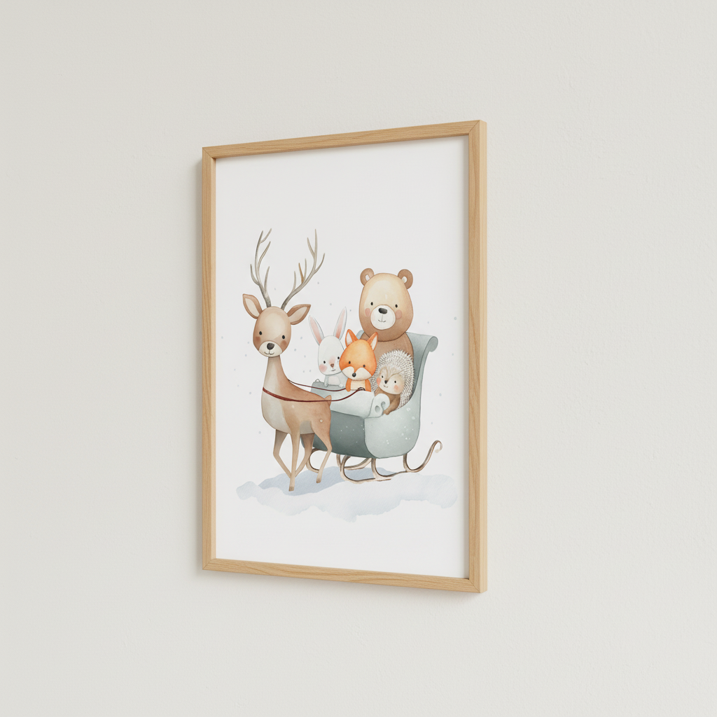 Affiche - Le Traîneau des Copains de la Forêt