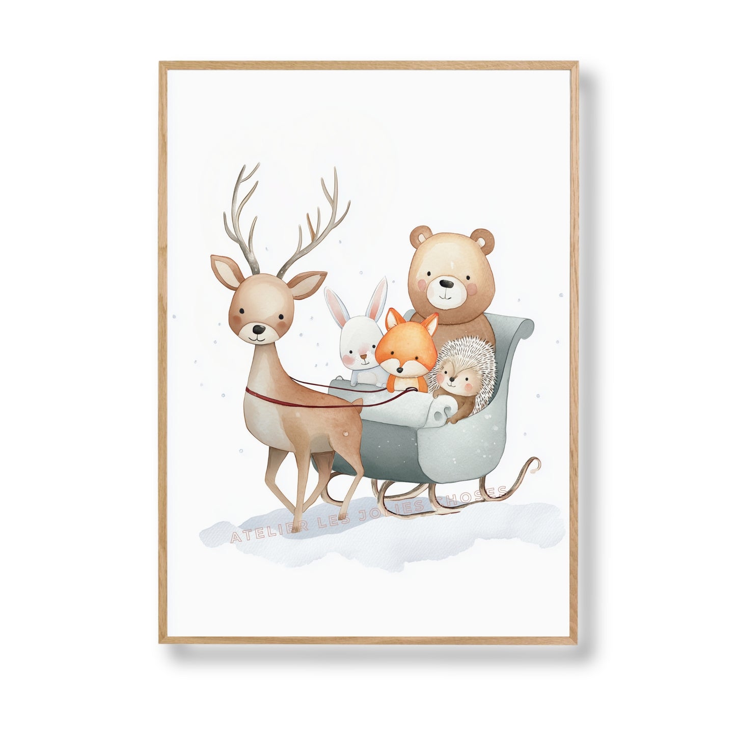 Affiche - Le Traîneau des Copains de la Forêt