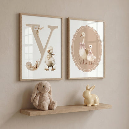 Affiche Les Oies - Complices du soir - Atelier Les Jolies Choses  