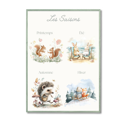 Affiche Les Saisons