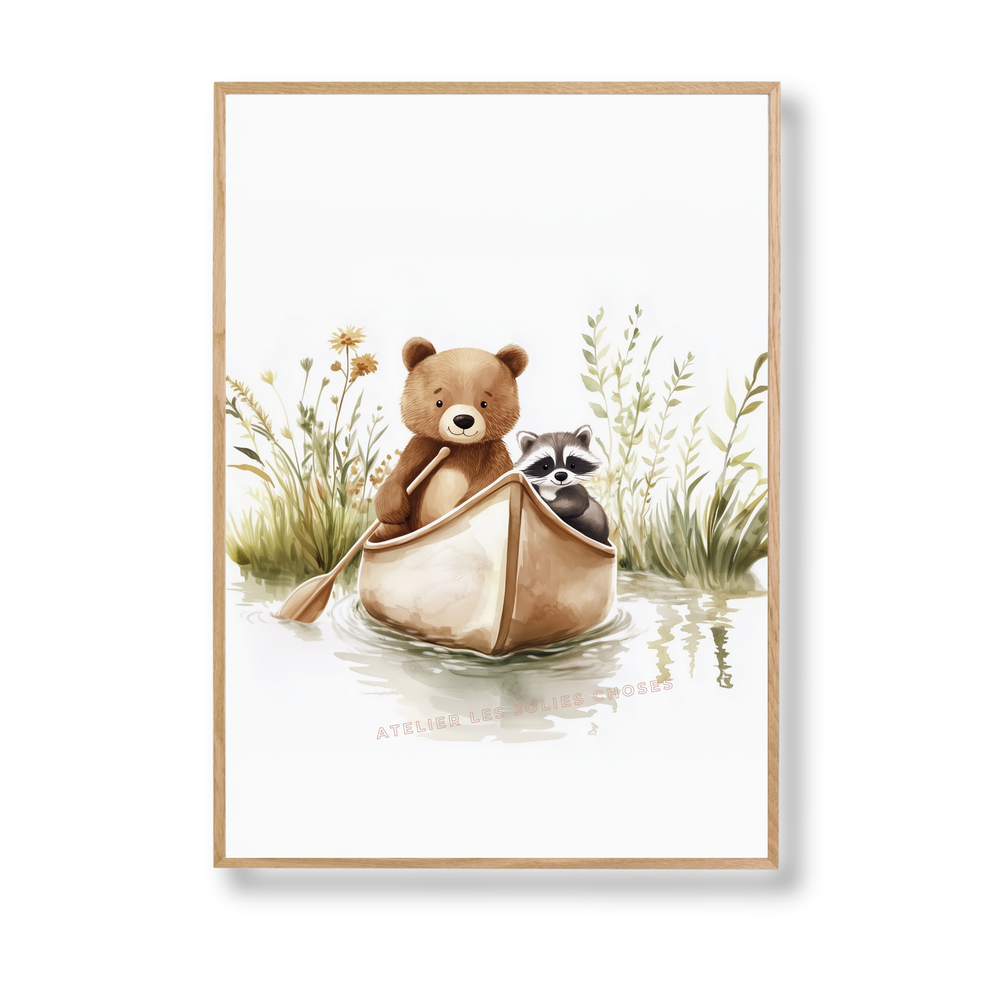 Affiche - Les aventuriers du ruisseau - Atelier Les Jolies Choses  