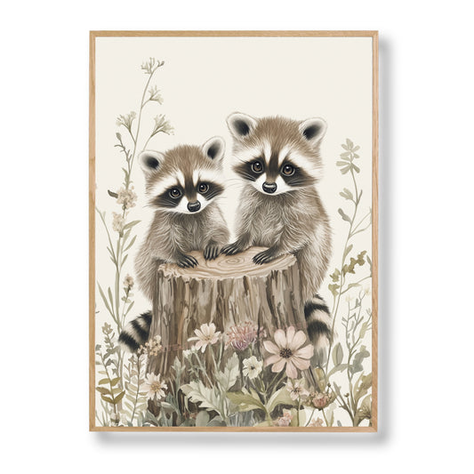 Affiche - Les ratons câlins - Atelier Les Jolies Choses  