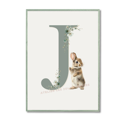 Affiche - Lettre J - Atelier Les Jolies Choses