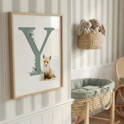 Affiche - Lettre Y - Atelier Les Jolies Choses  