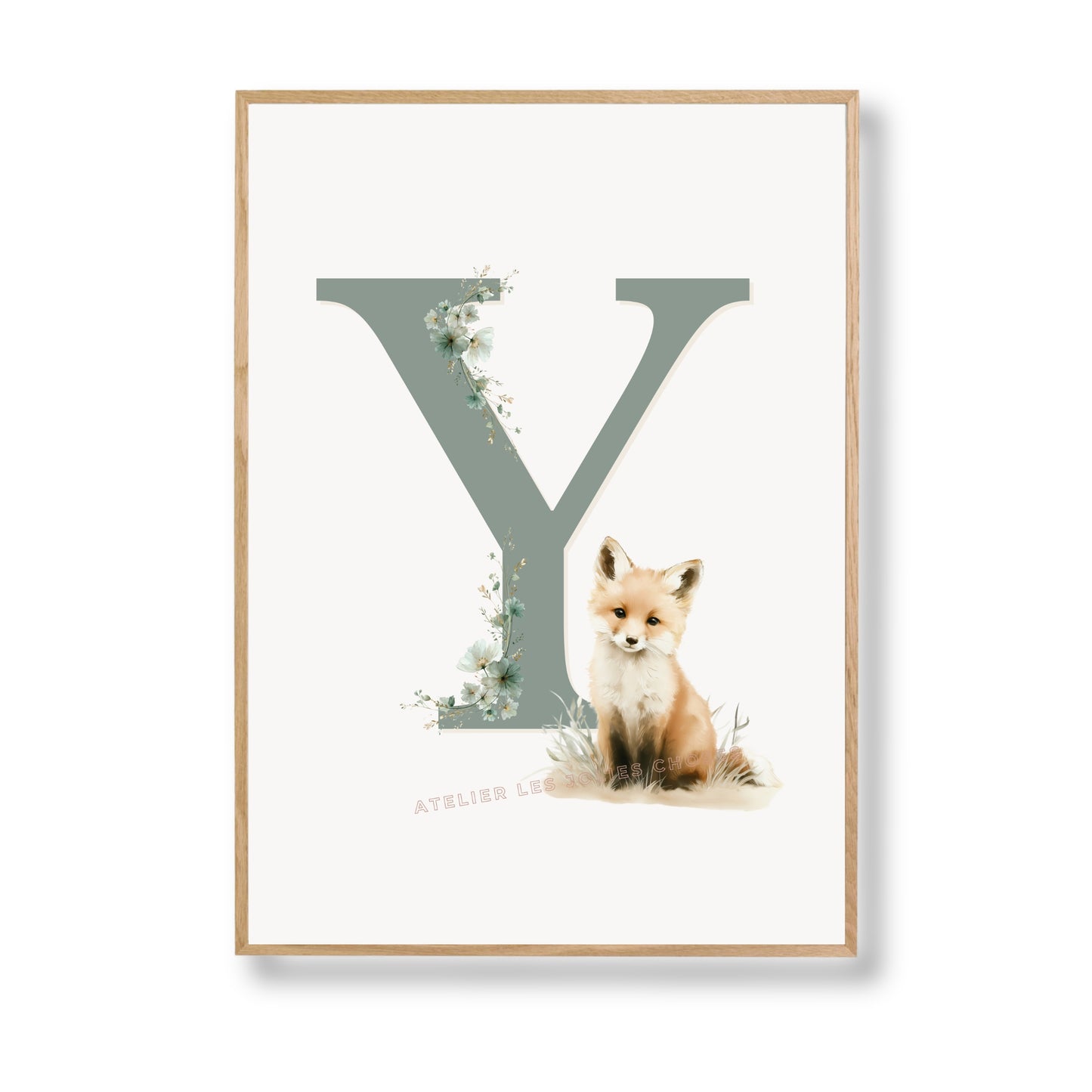Affiche - Lettre Y - Atelier Les Jolies Choses  