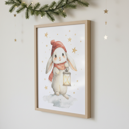 Affiche - Lueur de Noël - Atelier Les Jolies Choses