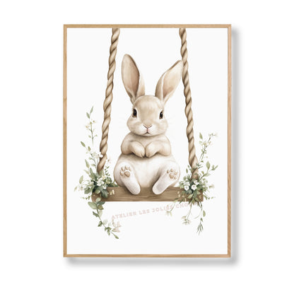 Affiche - Mon Petit Lapin Rêveur