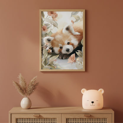 Affiche - Panda Roux Rêveur