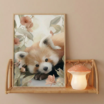 Affiche - Panda Roux Rêveur - Atelier Les Jolies Choses