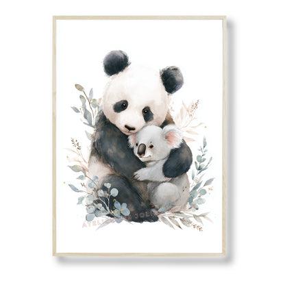 Affiche Panda et Koala - Amis pour Toujours