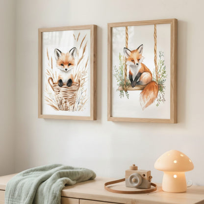 Affiche Renard & Balancelle