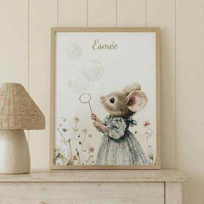Affiche Souris & Bulles - Atelier Les Jolies Choses