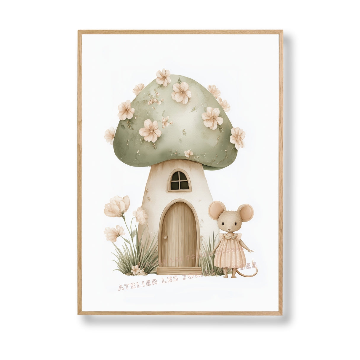 Affiche  Souris & sa jolie maison - Atelier Les Jolies Choses  