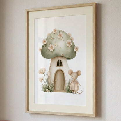 Affiche  Souris & sa jolie maison - Atelier Les Jolies Choses  