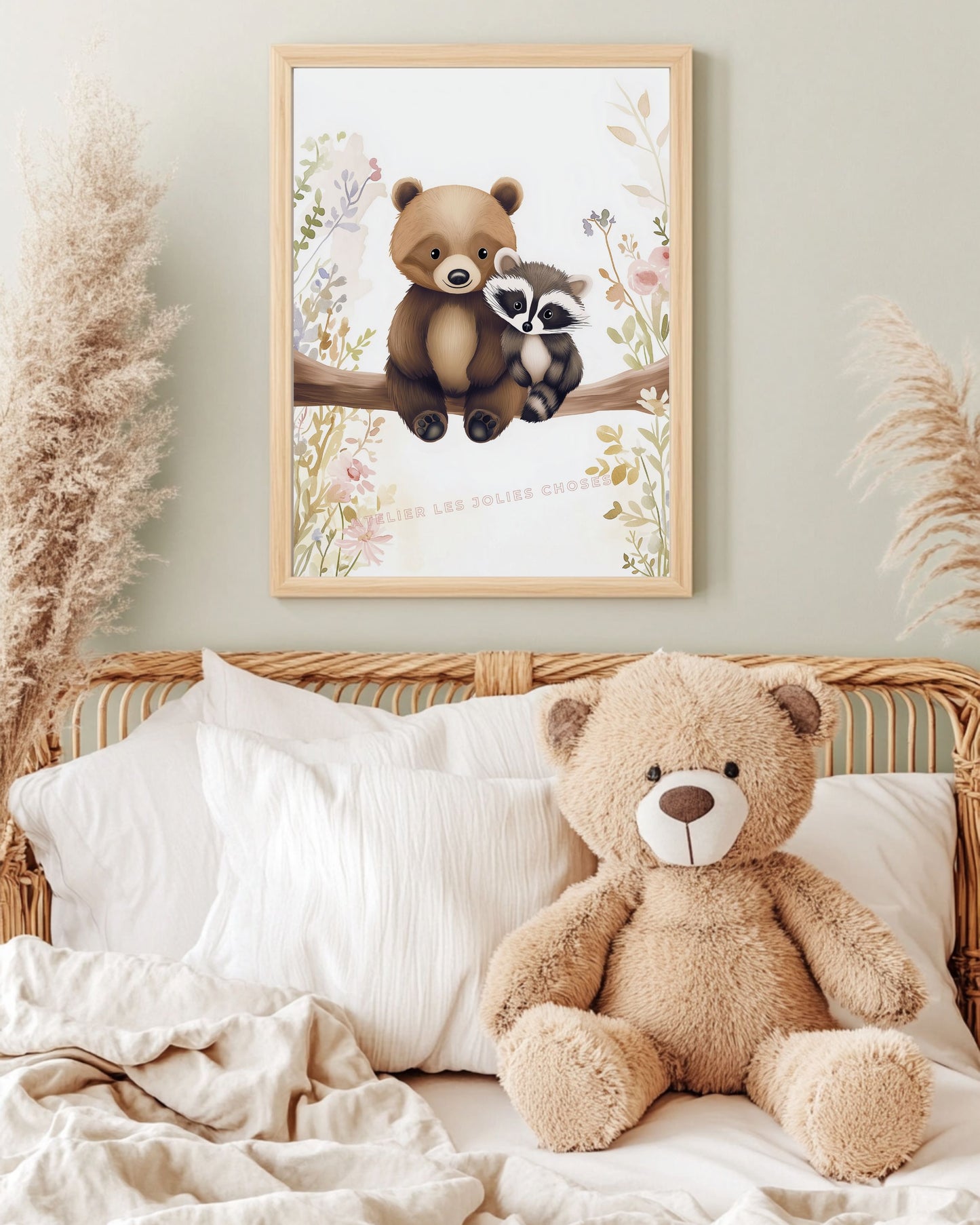 Affiche - Tendresse Ourson & Raton