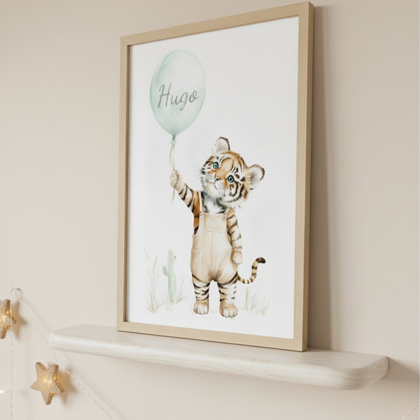 Affiche Tigron & Ballon - Atelier Les Jolies Choses
