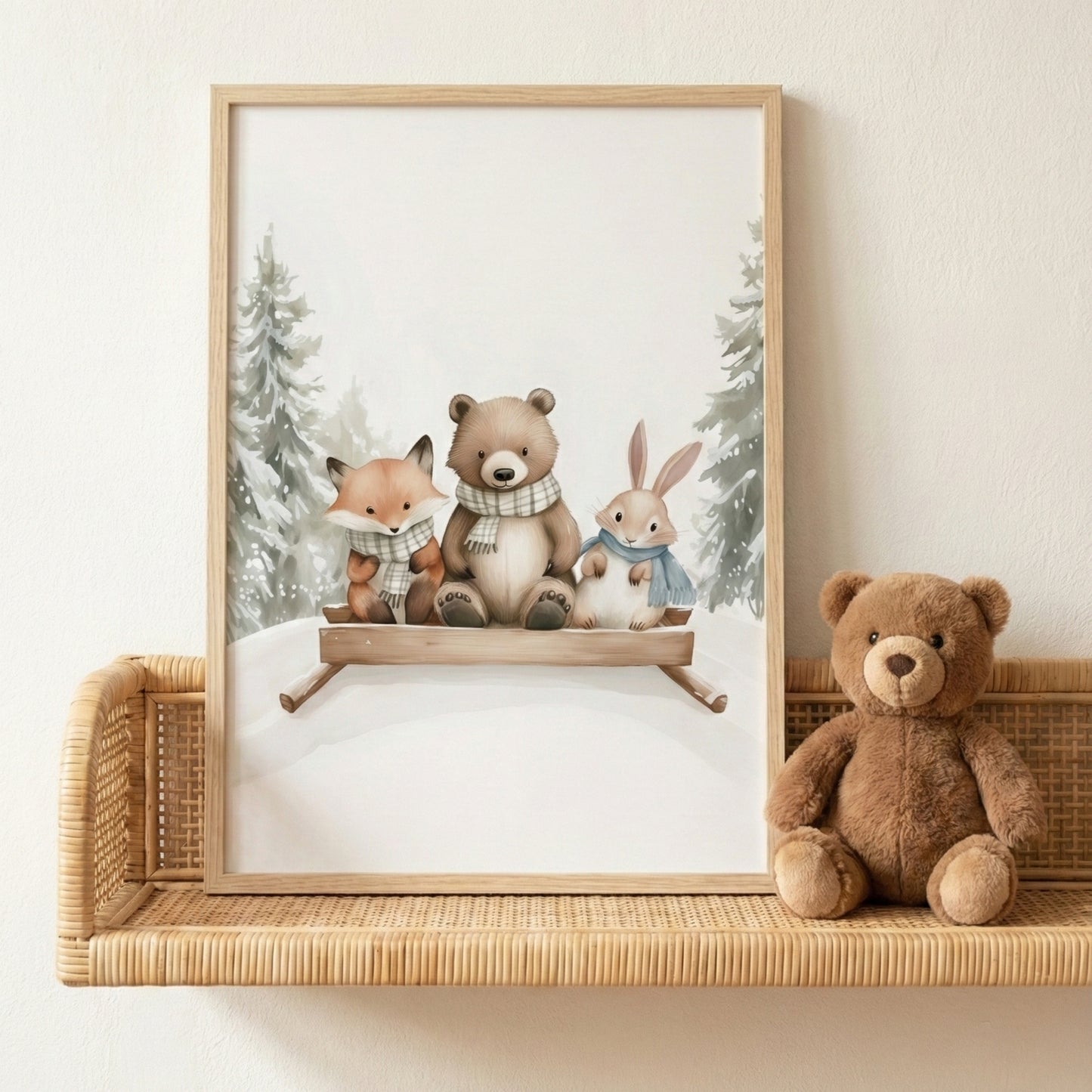 Affiche  Trio & Luge - Atelier Les Jolies Choses  