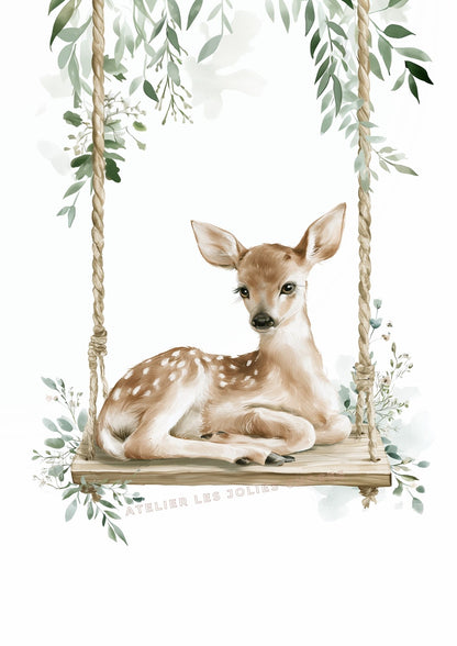 Affiche Le Faon des Bois