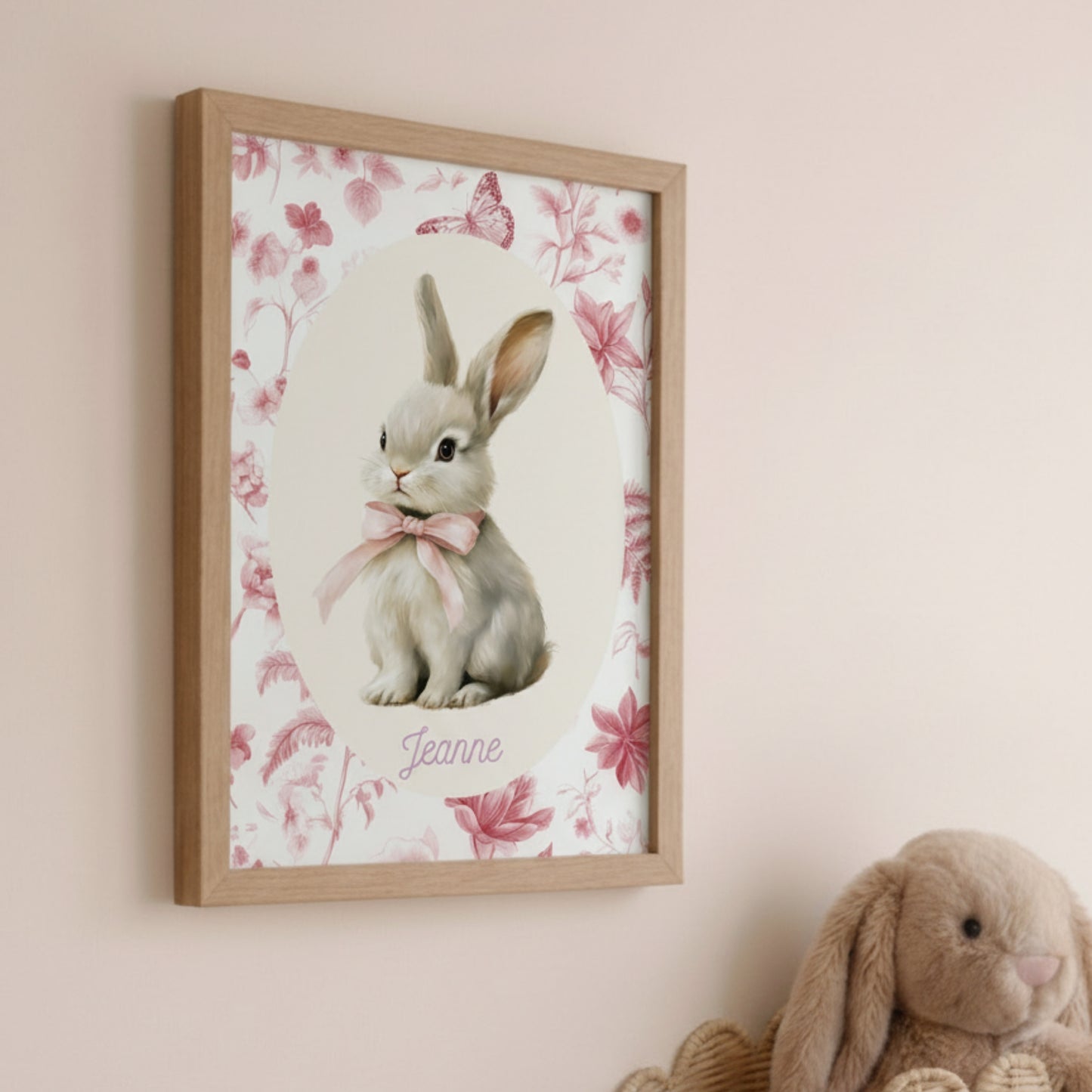 Compagnon du jardin fleuri – Édition toile de Jouy - Atelier Les Jolies Choses