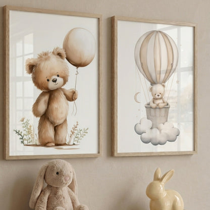 Illustration  – L’ourson des nuages