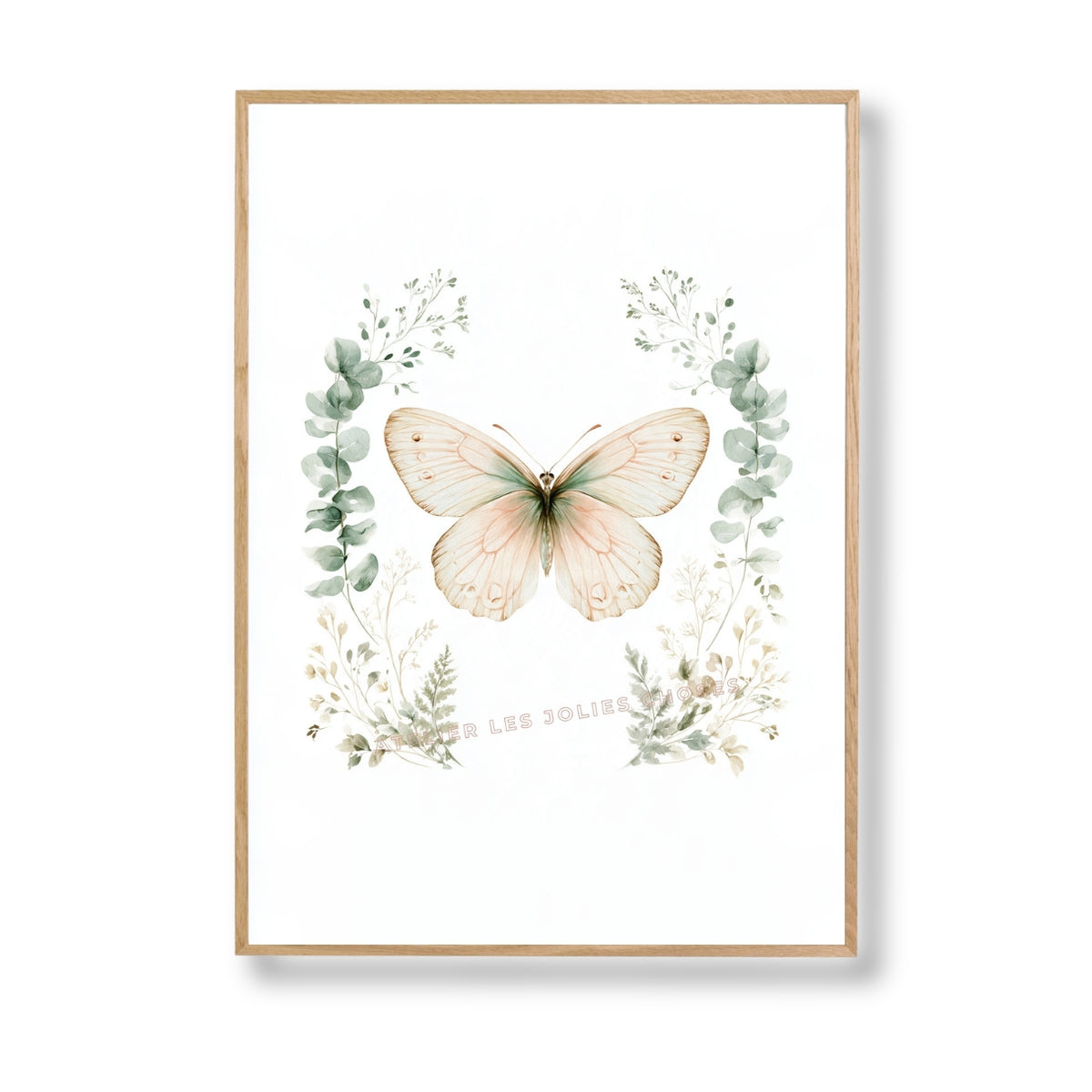 Affiche - Le papillon des champs