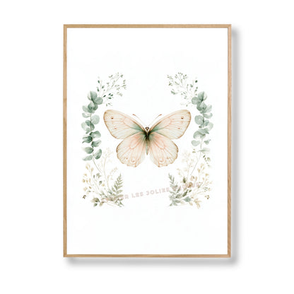 Affiche - Le papillon des champs