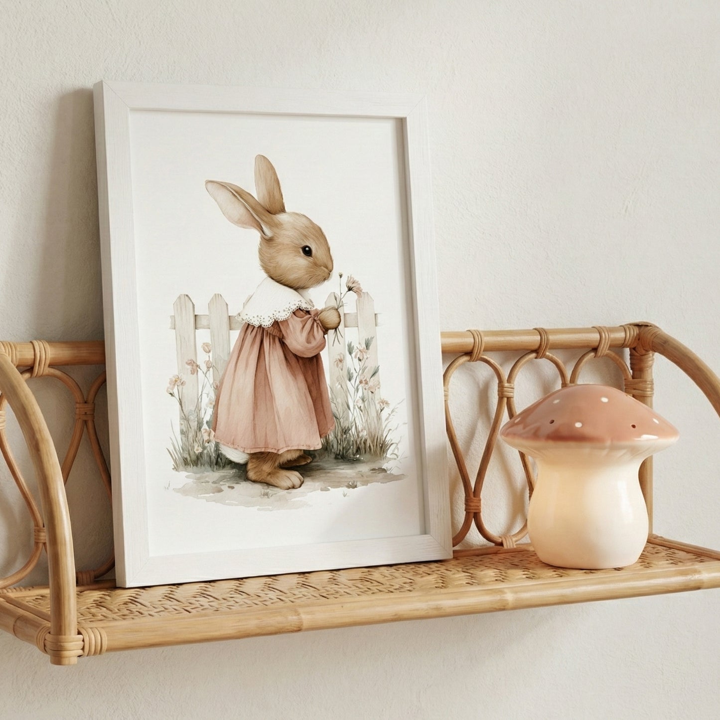 Affiche Lapine  – La promenade du matin