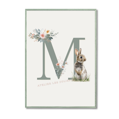 Affiche - Lettre M