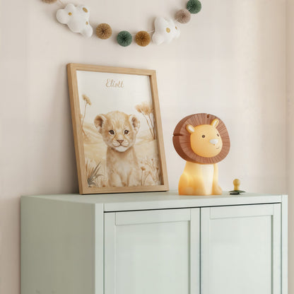 Illustration  Lionceau & Savane