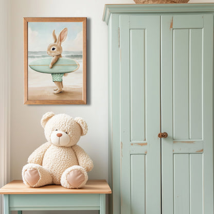 Illustration Lapin & Surf