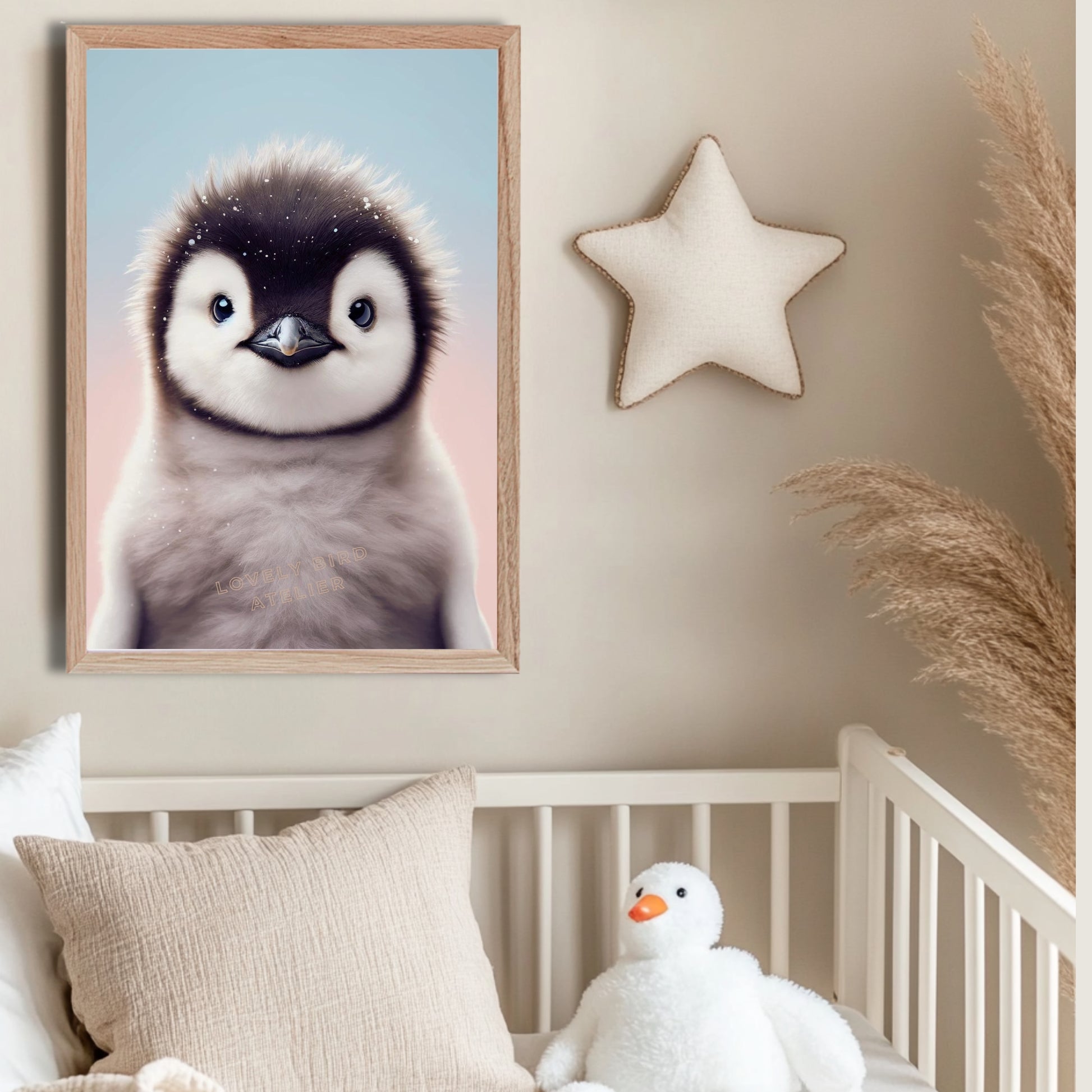 Affiche  Pingouin Mignon - Atelier Les Jolies Choses  