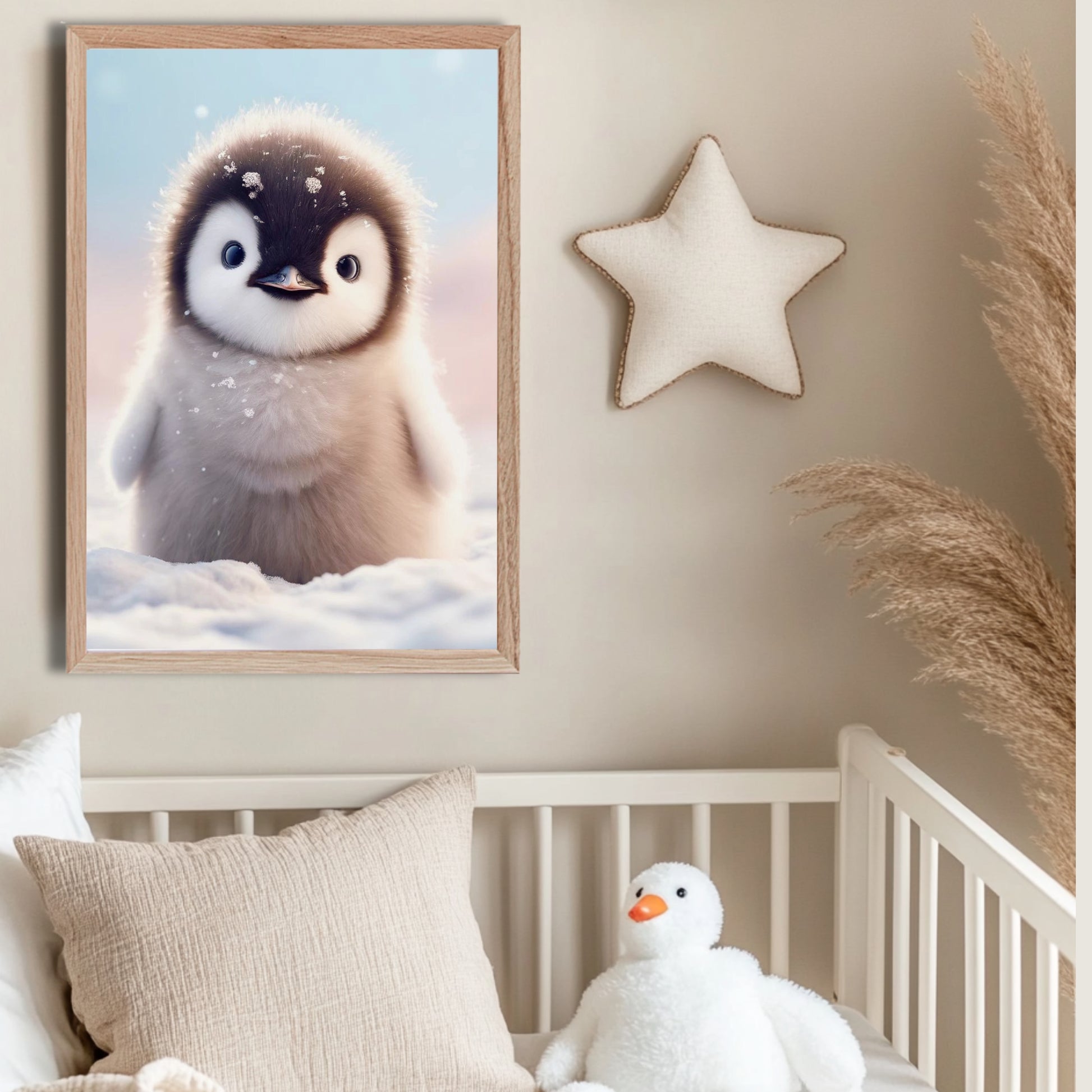 Affiche  Pingouin & Neige - Atelier Les Jolies Choses  