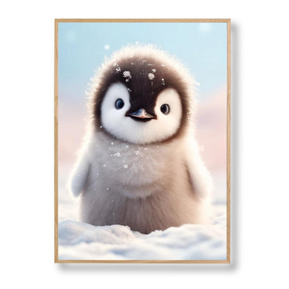 Affiche  Pingouin & Neige - Atelier Les Jolies Choses  