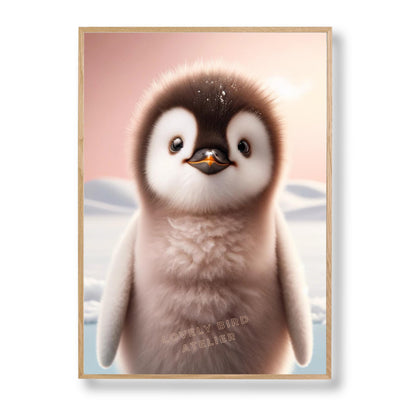 Affiche  Bébé Pingouin - Atelier Les Jolies Choses  