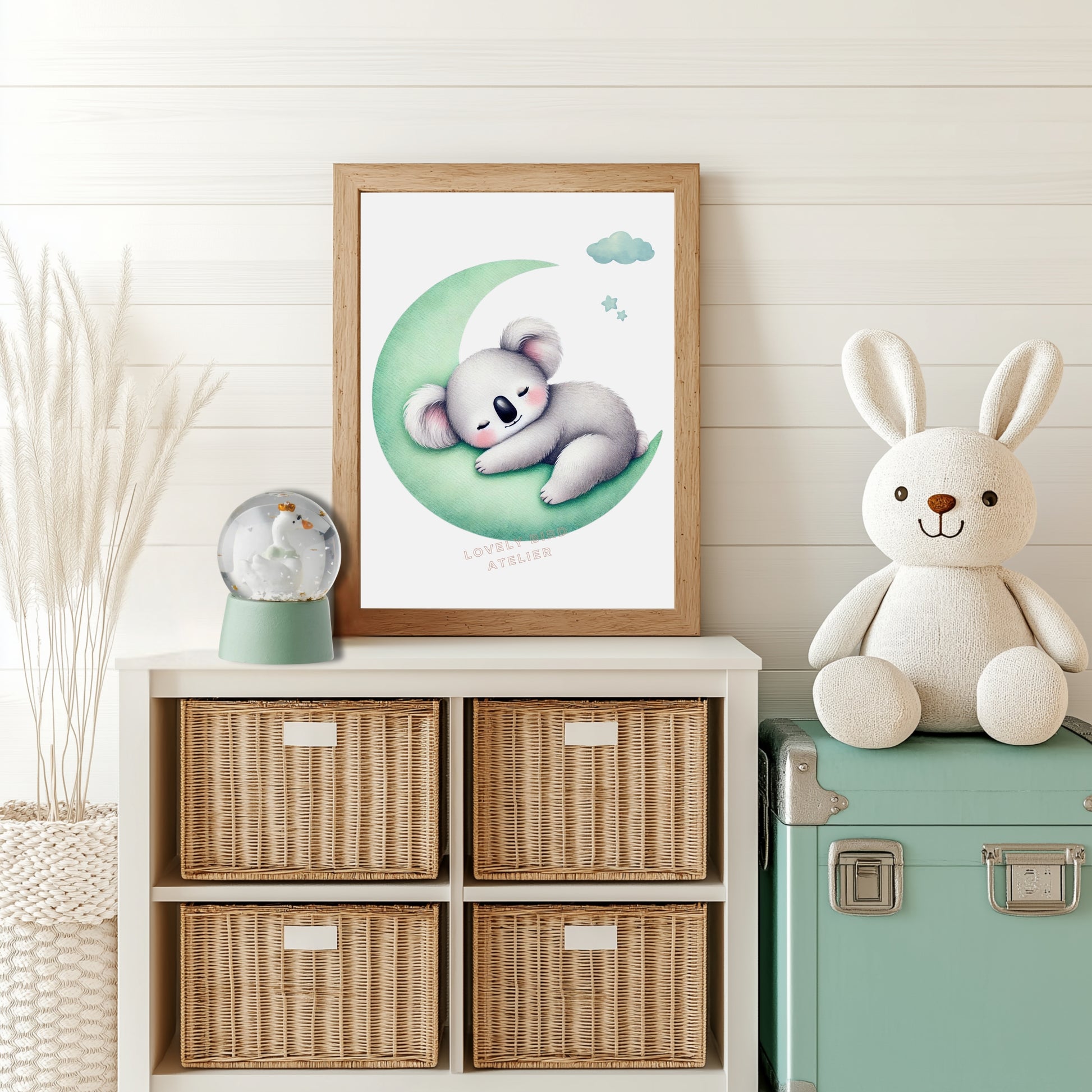 Tableau Koala & Lune - Atelier Les Jolies Choses  